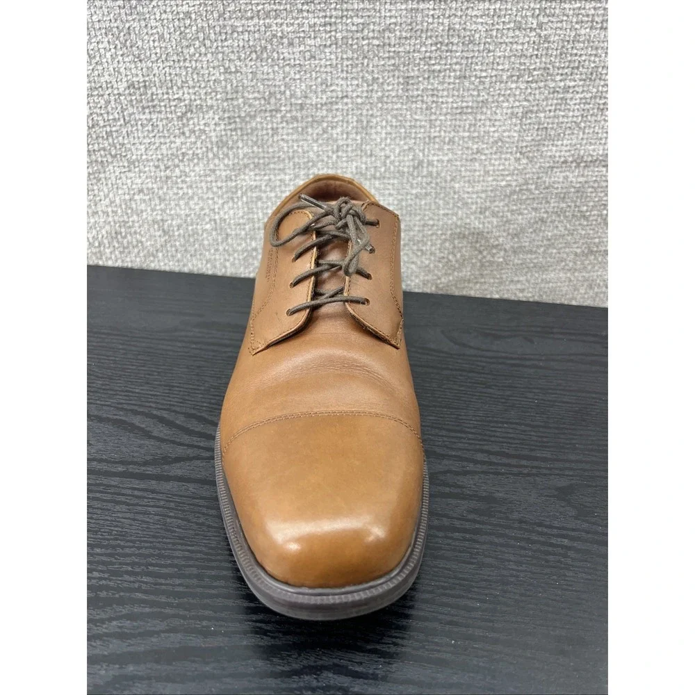Rockport Men's Hydro Shield‎ Waterproof Cap Toe V814 79 Brown Shoes Size 10